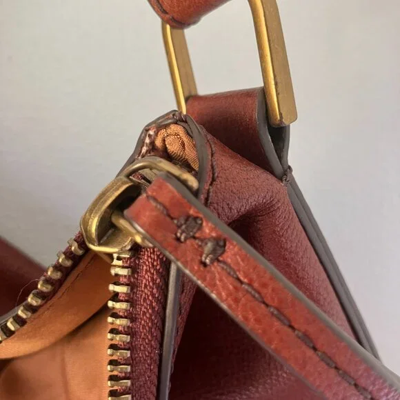 Fossil Brown Leather Shoulder/Crossbody Bag - Picture 5 of 7